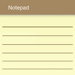 Symbolbild für Notepad - einfache Notizen